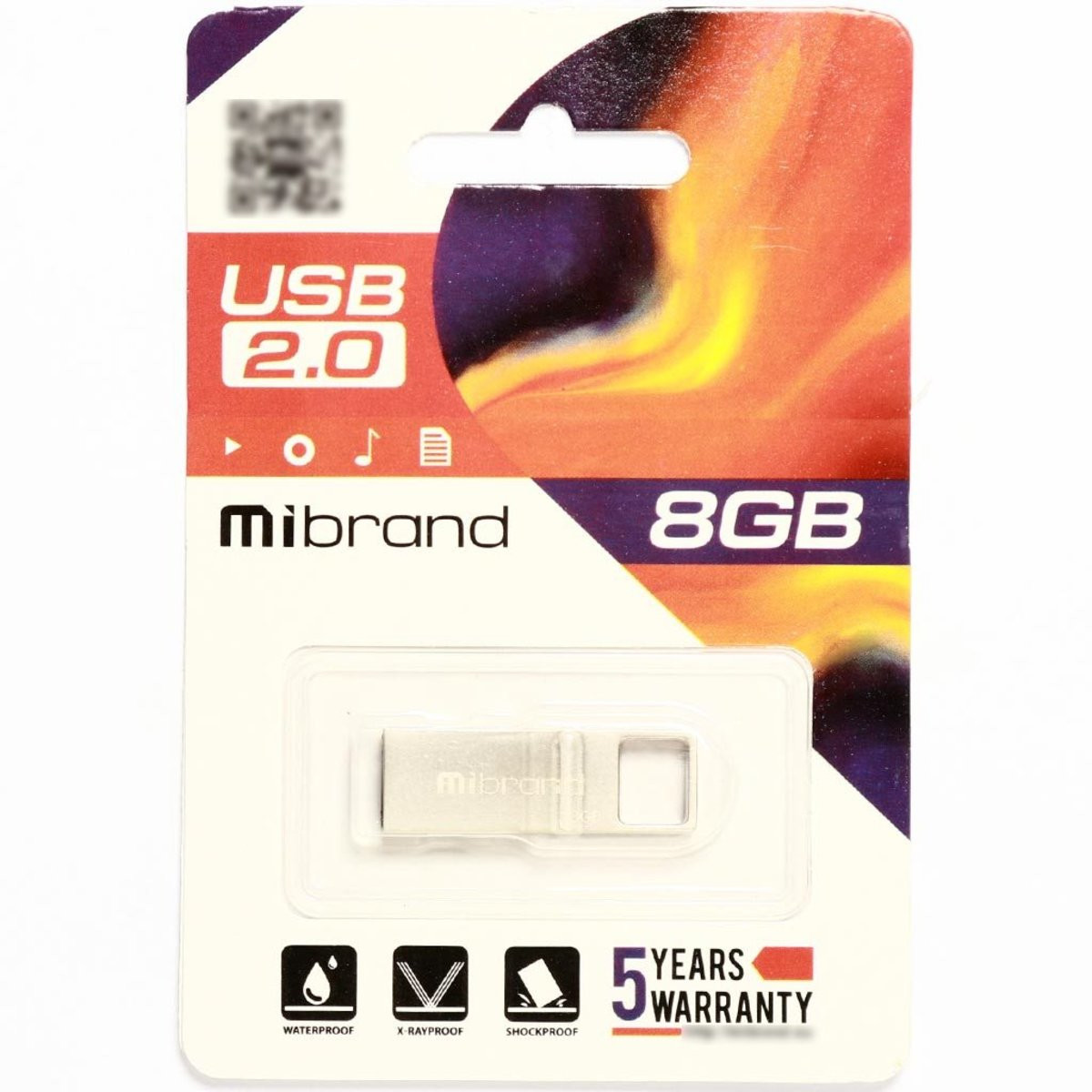 Flash Mibrand USB 2.0 Shark 8Gb Silver - 2
