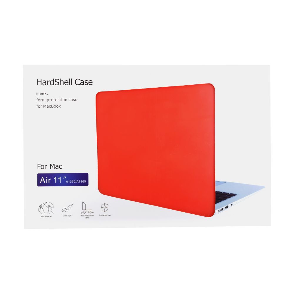 Чохол накладка для Macbook 11.6" Air  Coral Orange - 4