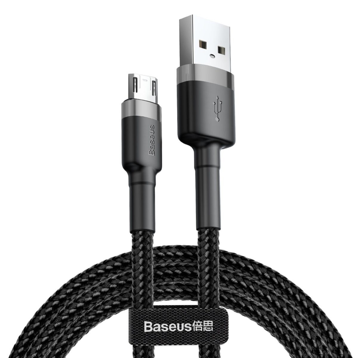 Кабель Baseus cafule Cable Micro 0.5m, 2.4A Gray-Black - 1