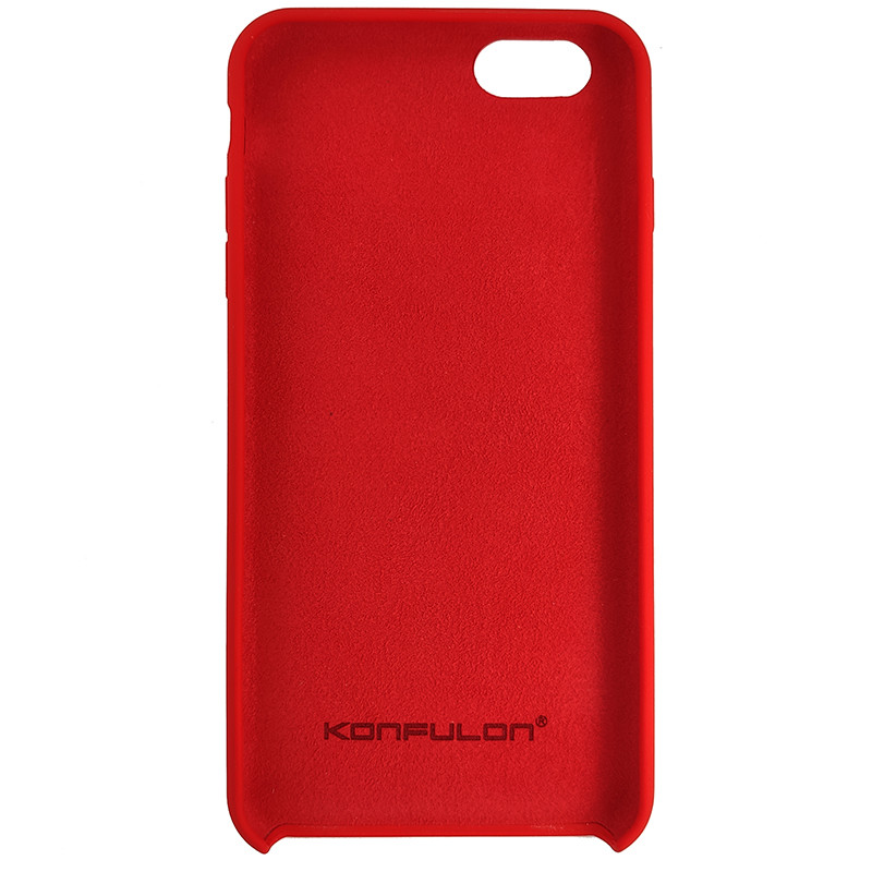 Чохол Konfulon Silicon Soft Case iPhone 6 Plus Red - 4