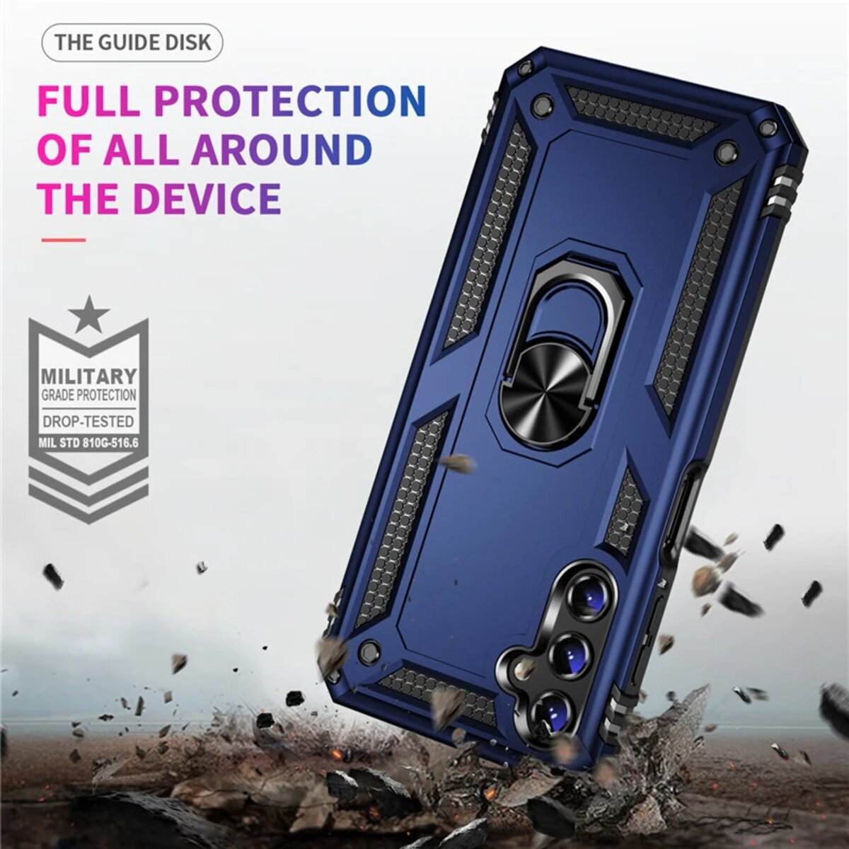 Чохол Cosmic Robot Ring for Samsung Galaxy A14 4G/5G Gold - 6