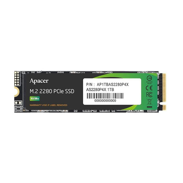 SSD-накопичувач M.2 Apacer AS2280Q4U, 1 TB, 2280 PCIe 4.0x4 NVMe 3D Nand - 1
