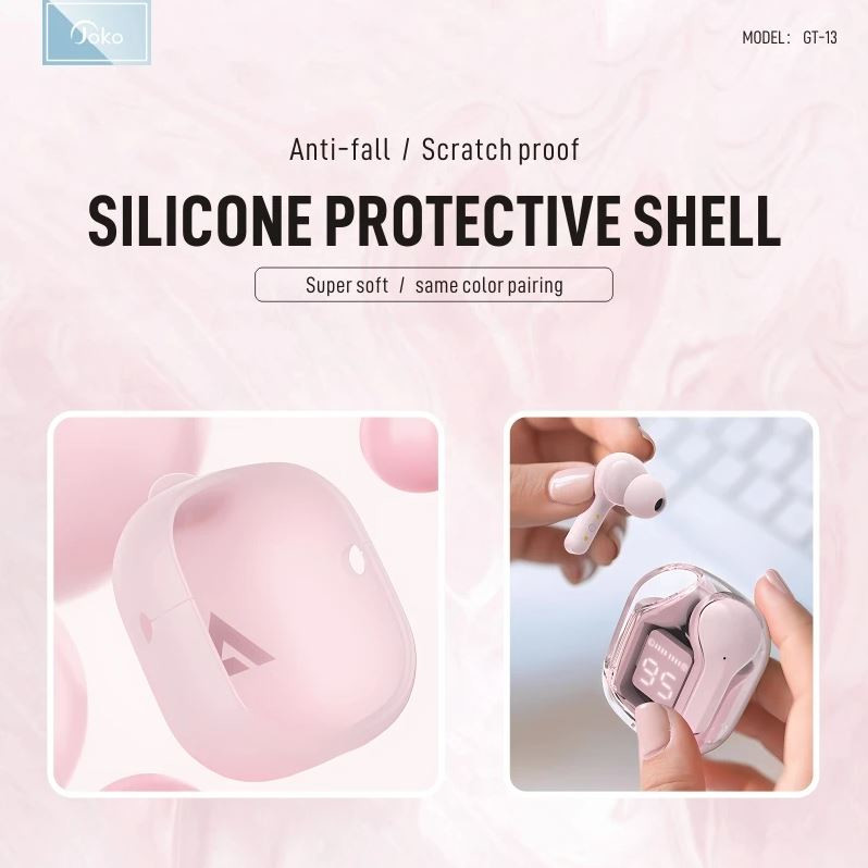 Безпровідна гарнітура Joko GT-13 Pink - 7