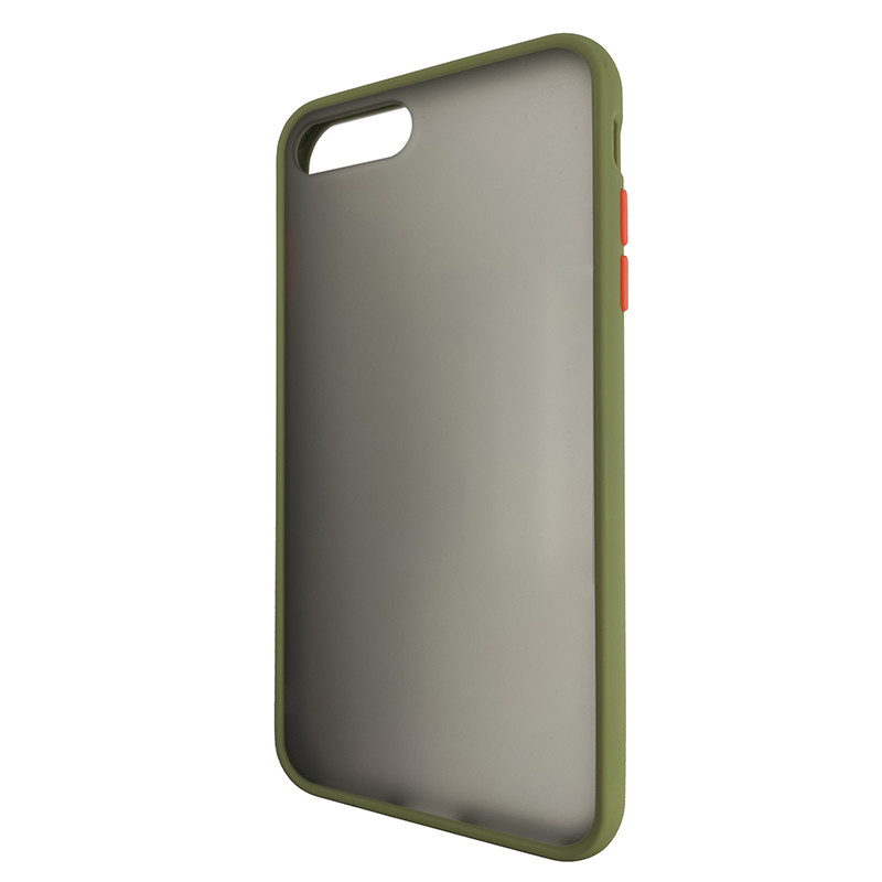 Чохол Totu Copy Gingle Series for iPhone 7/8 Plus Dark Green+Orange - 3