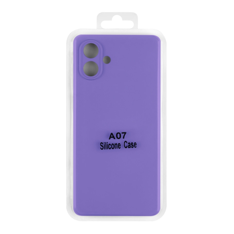 Чохол Silicone Cover для Samsung A075 Galaxy A07, Elegant Purple - 3