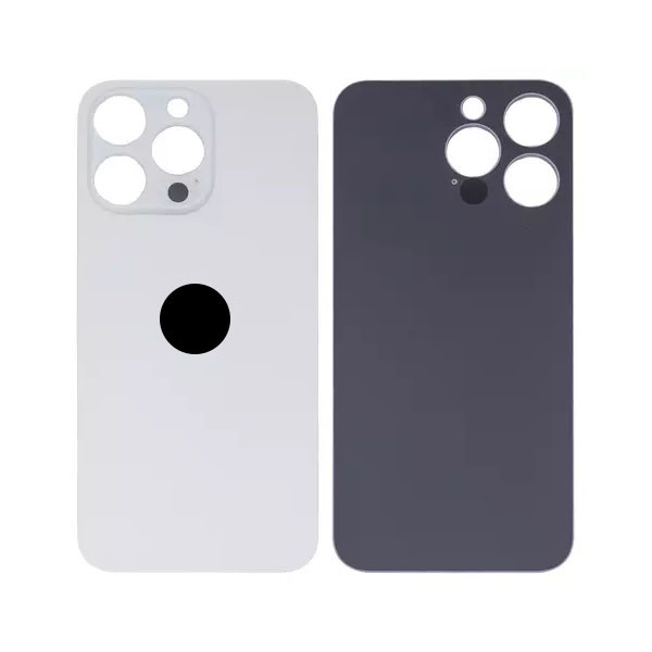 Задня кришка для iPhone 15 Pro Max, High Copy, Big Hole, White - 1