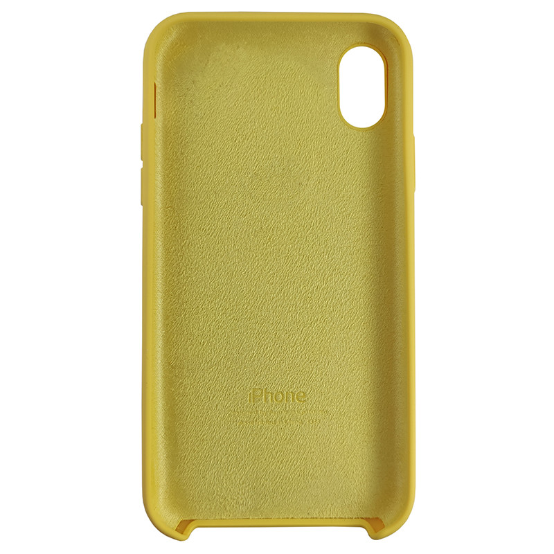 Чохол Copy Silicone Case iPhone XR Yellow (4) - 3