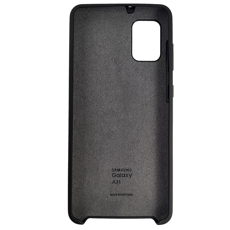Чохол Silicone Case for Samsung A31 Black (18) - 3