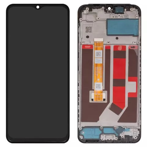 Дисплейний модуль для Oppo A38, з рамкою, Original PRC, Black - 1