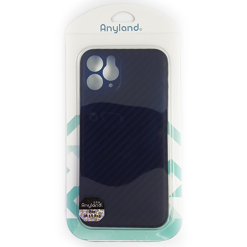 Чохол Anyland Carbon Ultra thin для Apple iPhone 11 Pro Blue - 4