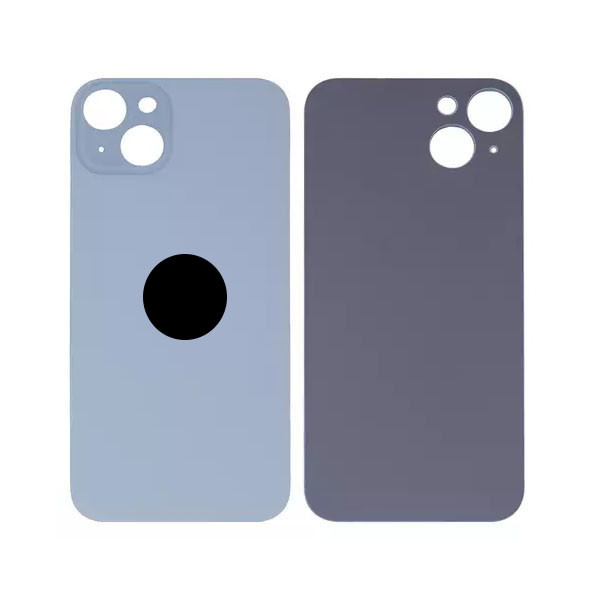 Задня кришка для iPhone 15 Plus, High Copy, Big Hole, Blue - 1