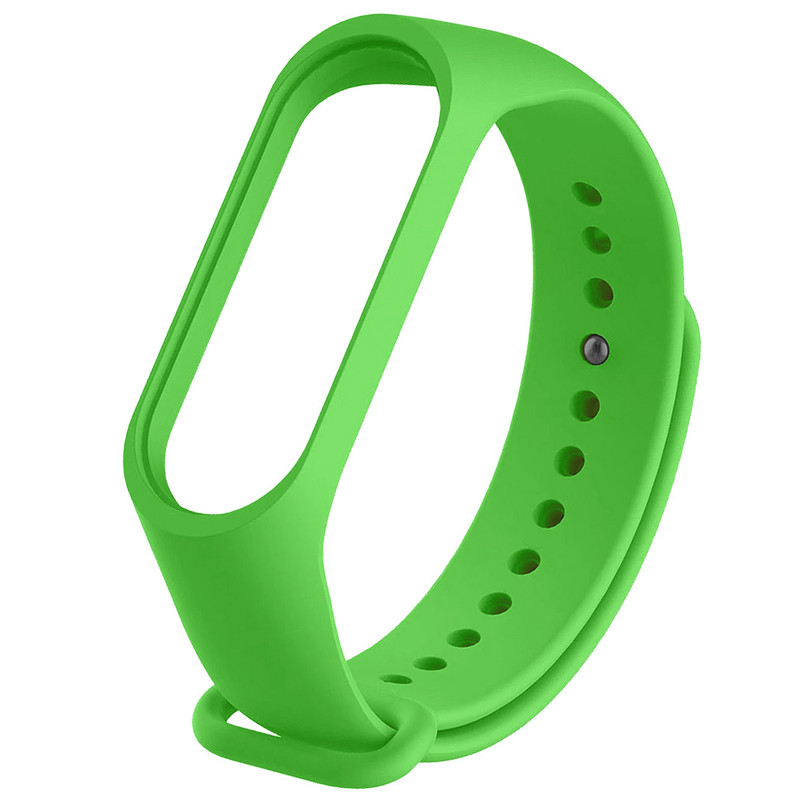 Ремінець для фітнес браслету Mi Band 3/4 (Silicon) Green - 1