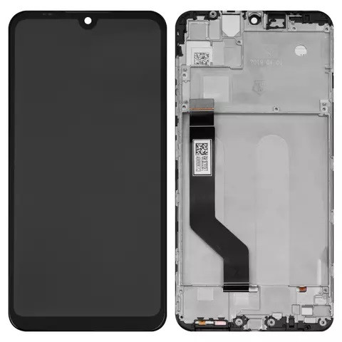 Дисплейний модуль для Xiaomi Mi Play, з рамкою, Original Ref., Black - 1