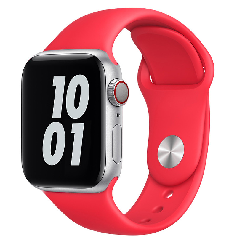 Ремінець для Apple Watch (38-40mm) Sport Band Red (14)  - 2