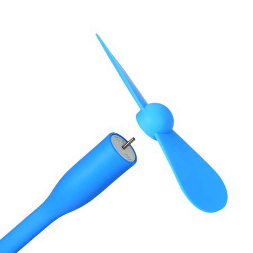 Мобільний вентилятор USB Blue - 5