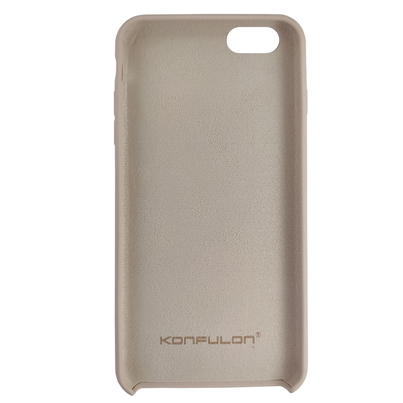 Чохол Konfulon Silicon Soft Case iPhone 6 Plus Sand Pink - 4