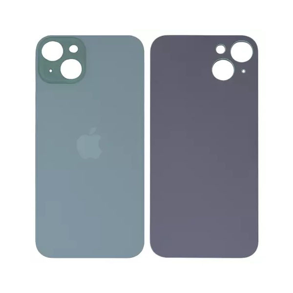 Задня кришка для iPhone 15 Plus, High Copy, Big Hole, Green - 1