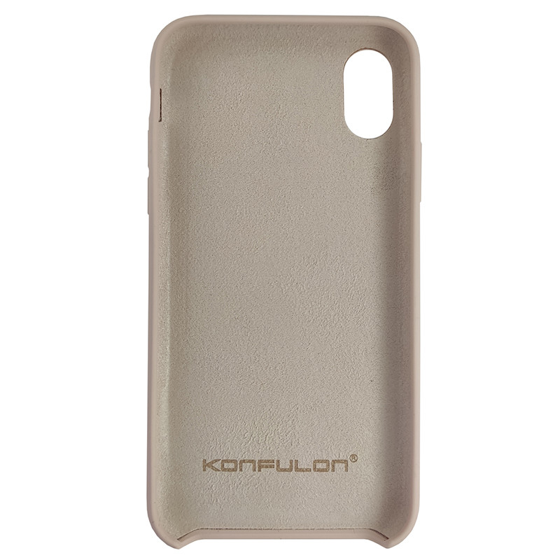 Чохол Konfulon Silicon Soft Case iPhone X/XS Sand Pink - 4
