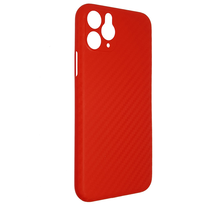 Чохол Anyland Carbon Ultra thin для Apple iPhone 11 Pro Red - 1