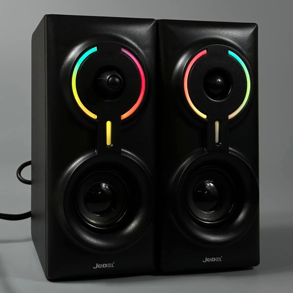 Провідні колонки Jedel S-570, Bluetooth Adapter, 2x3W, Black - 3