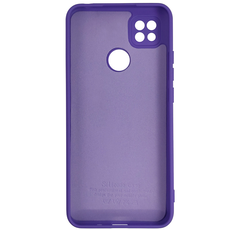 Чохол Silicone Case for Xiaomi Redmi 9C Light Violet (41) - 3