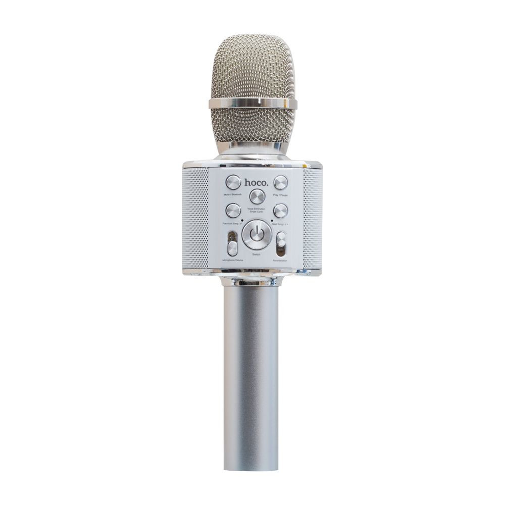 Мікрофон-колонка Hoco BK3 Cool Dark Gray - 2