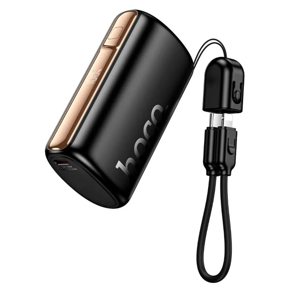 Універсальна мобільна батарея Hoco Q50, 10000mAh, PD 20W, Black - 8