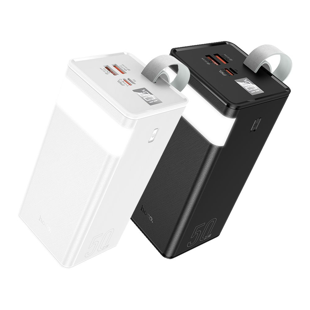 Універсальна мобільна батарея Hoco J86A Powermaster, QC3.0 22.5W, 50000 mAh, Black - 2