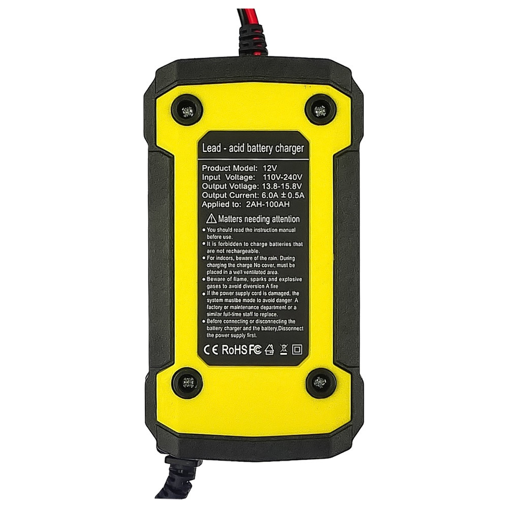 Зарядний пристрій для гелевих, кислотних, AGM акумуляторів 12V 6A  - 8