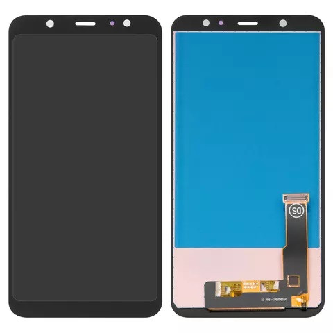 Дисплейний модуль для Samsung A605 Dual Galaxy A6 Plus (2018), Copy, TFT, Black - 1