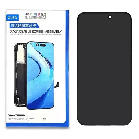 Дисплейний модуль для iPhone 14 Pro Max, без помилки, OLED, JCID Diagnosable, Black - 1