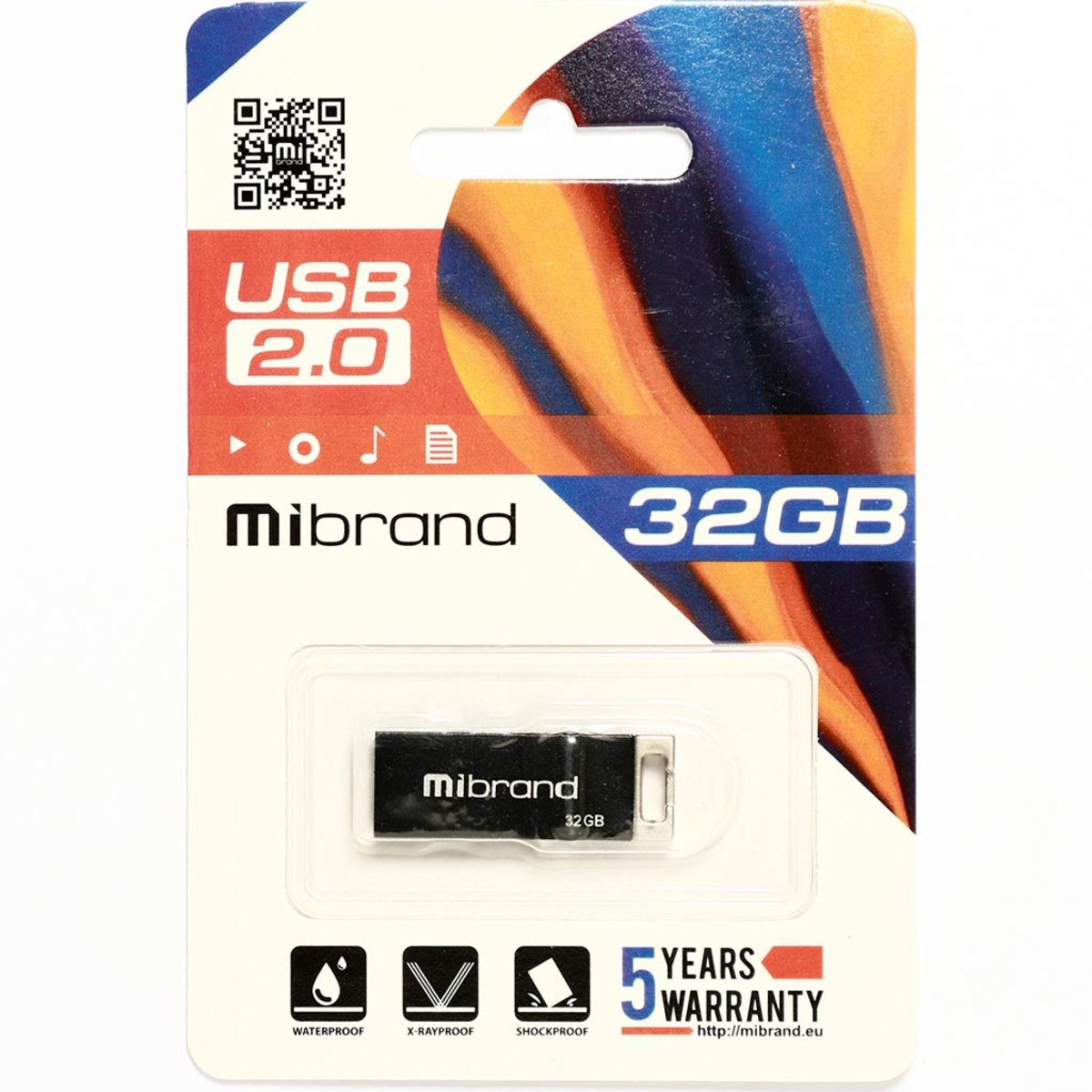Флешка Mibrand USB 2.0 Chameleon 32Gb Black - 2
