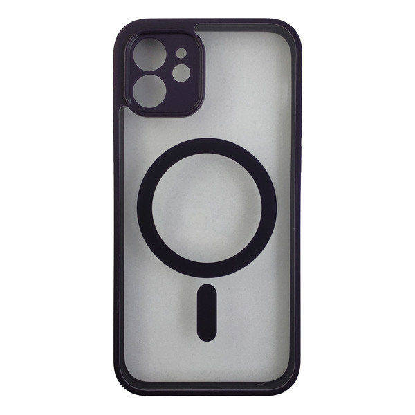 Чохол Transparante Case with MagSafe для iPhone 12 Purpule - 1