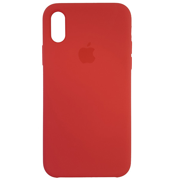 Чохол Copy Silicone Case iPhone X/XS Red Raspberry (39) - 3