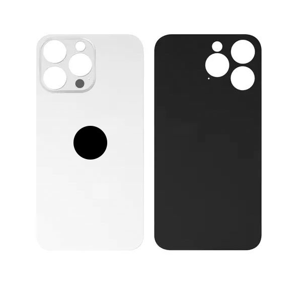 Задня кришка для iPhone 14 Pro, Small Hole, White - 1