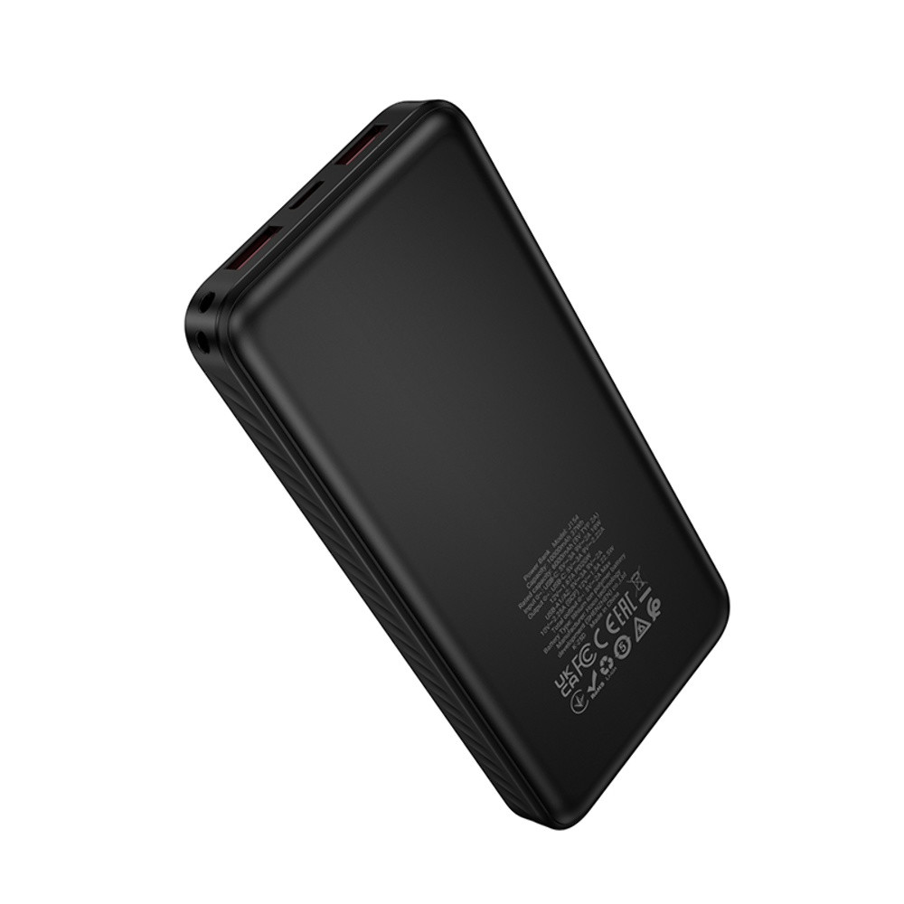 Універсальна мобільна батарея Hoco J154 10000mAh 22.5W + PD 20W, Black - 4