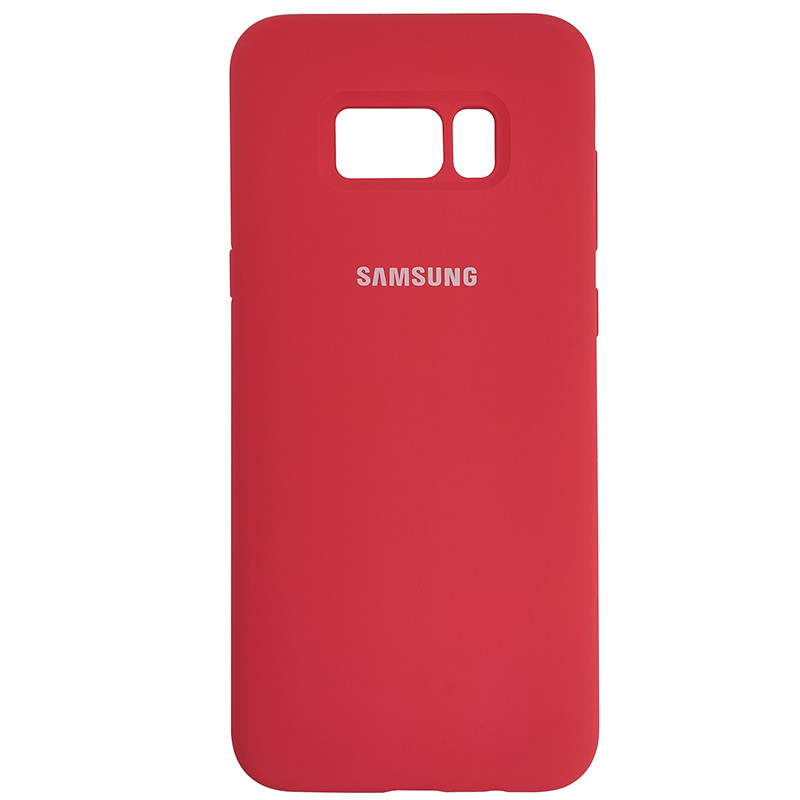 Чохол Silicone Case for Samsung S8 Plus Red (14) - 1