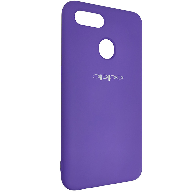 Чохол Silicone Case for Oppo A12\A7 Light Violet (41) - 2