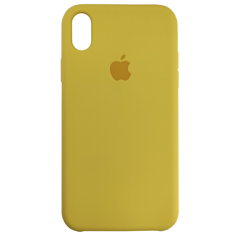 Чохол Copy Silicone Case iPhone XR Yellow (4) - 2
