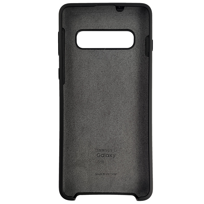 Чохол Silicone Case for Samsung S10  Black (18) - 3