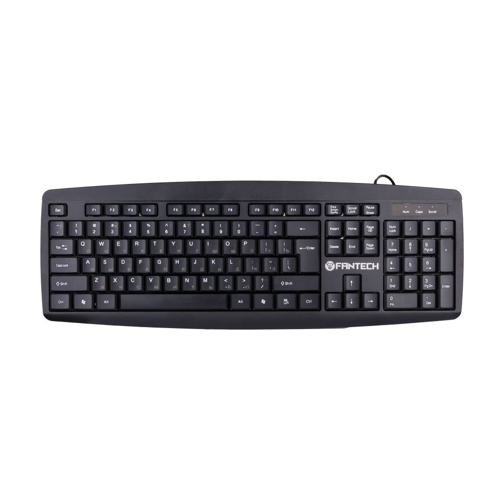 Клавіатура і миша Fantech KM100 Black - 1
