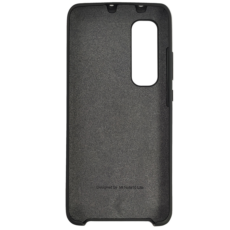 Чохол Silicone Case for Xiaomi Mi Note 10 Lite Black (18) - 3