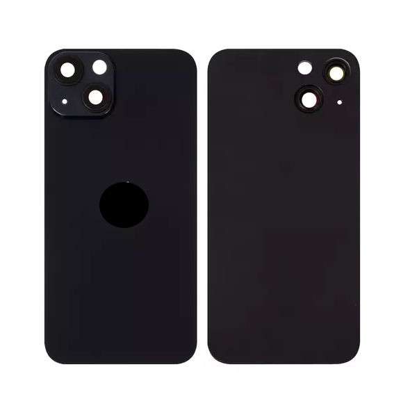 Задня кришка для iPhone 13, зі склом камери, Small Hole, Black - 1