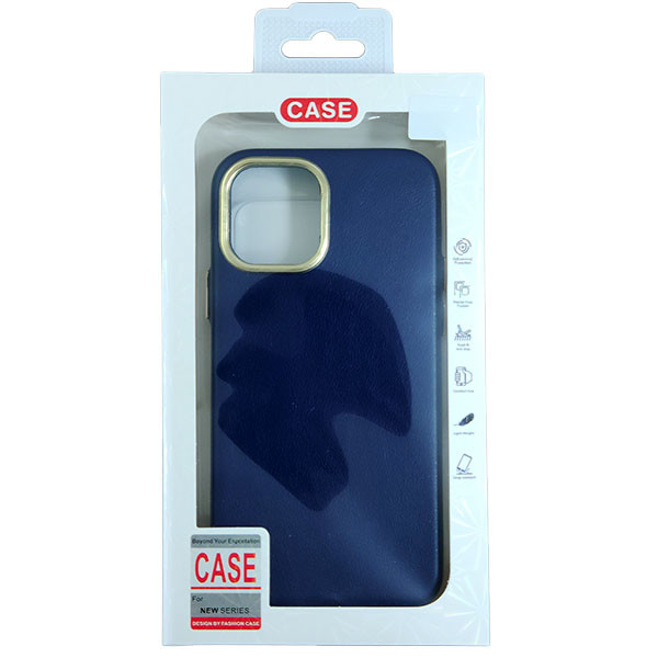 Чохол Leather Case iPhone 14 Pro Max Blue - 2