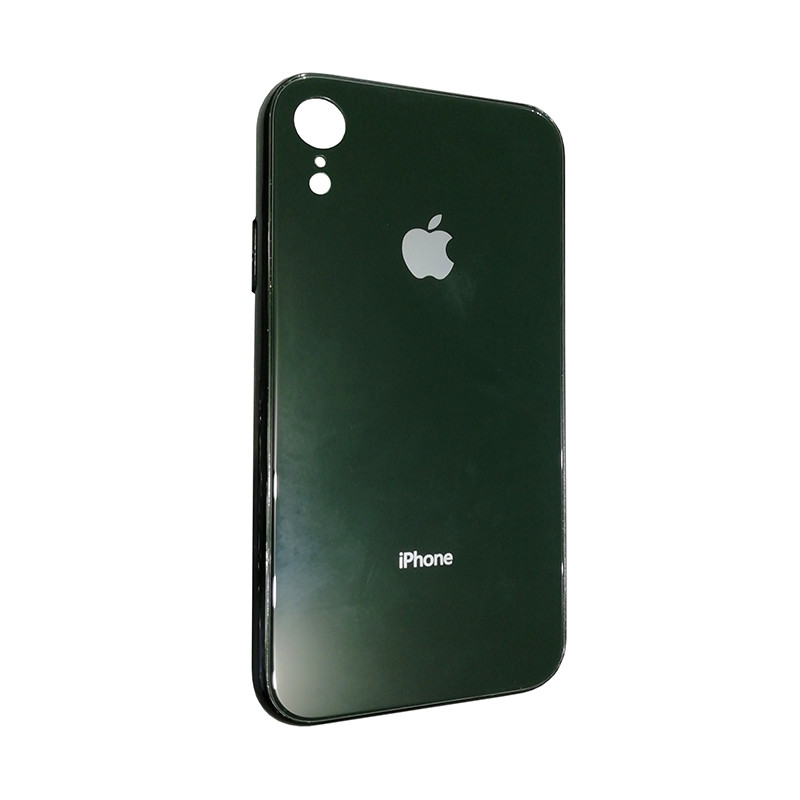 Чохол Glass Case для Apple iPhone XR Dark Green - 1