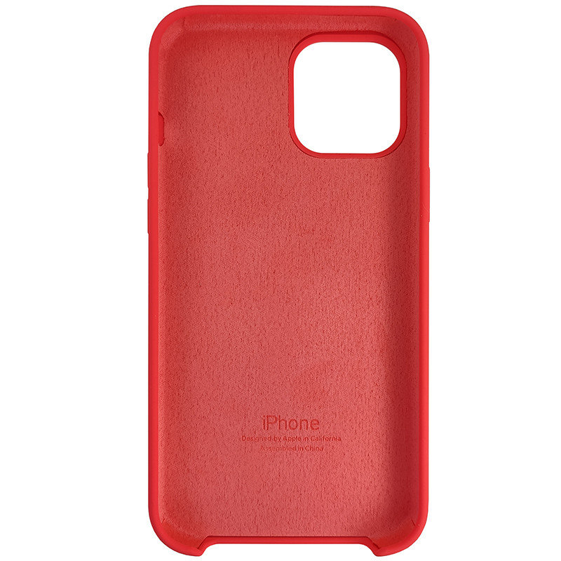 Чохол Copy Silicone Case iPhone 12 Pro Max Imperial Red (29) - 3