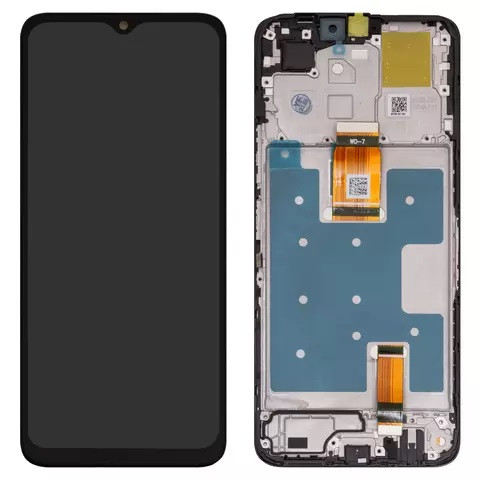 Дисплейний модуль для Huawei Honor X6a, з рамкою, High Copy, Black - 1