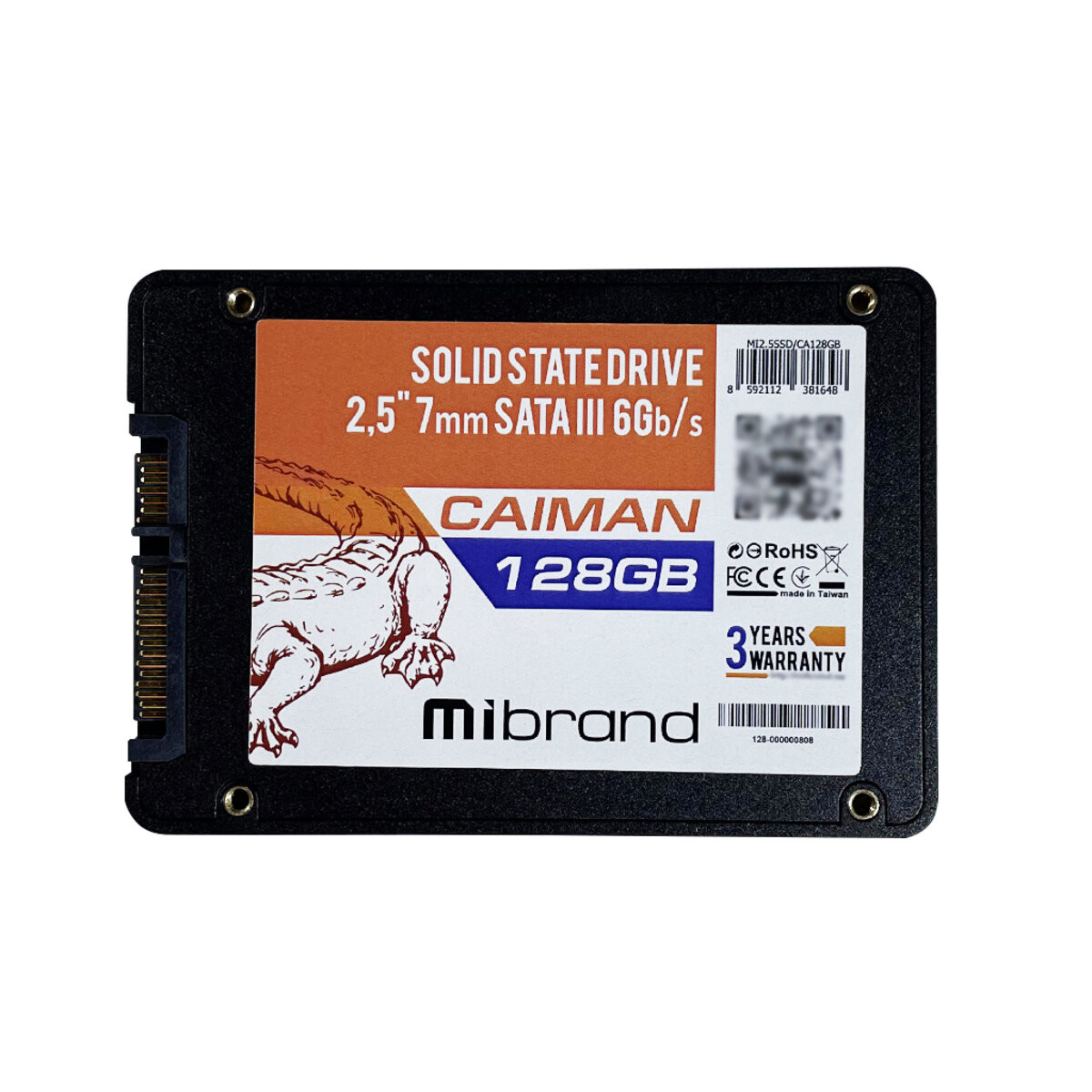 SSD Mibrand Caiman 128GB 2.5&quot; 7mm SATAIII Bulk - 1