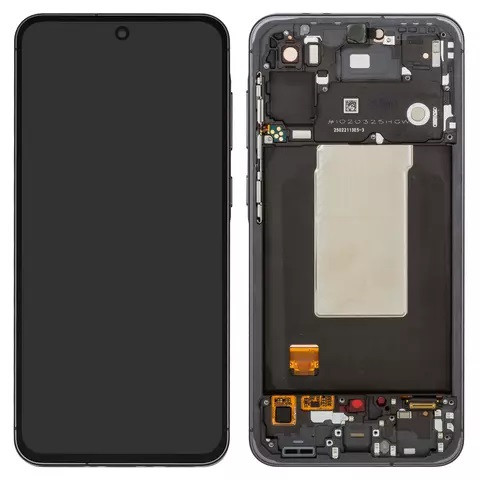 Дисплейний модуль для Samsung A566 Galaxy A56, з рамкою, Original PRC, Graphite - 1