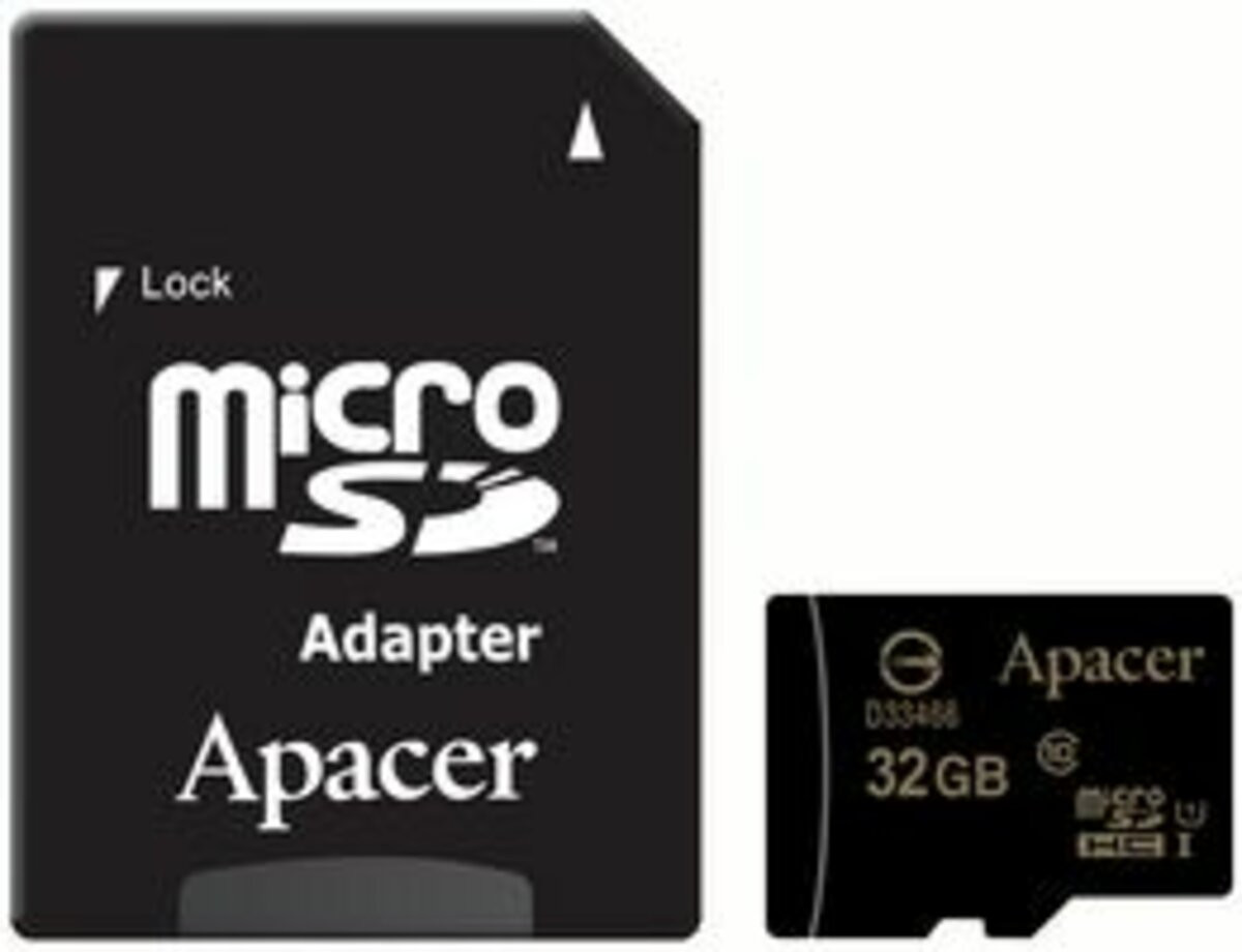 microSDHC (UHS-1) Apacer 32Gb class 10 (adapter SD) - 1